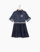 Robe-chemise en jean et jupon en tulle fille-4