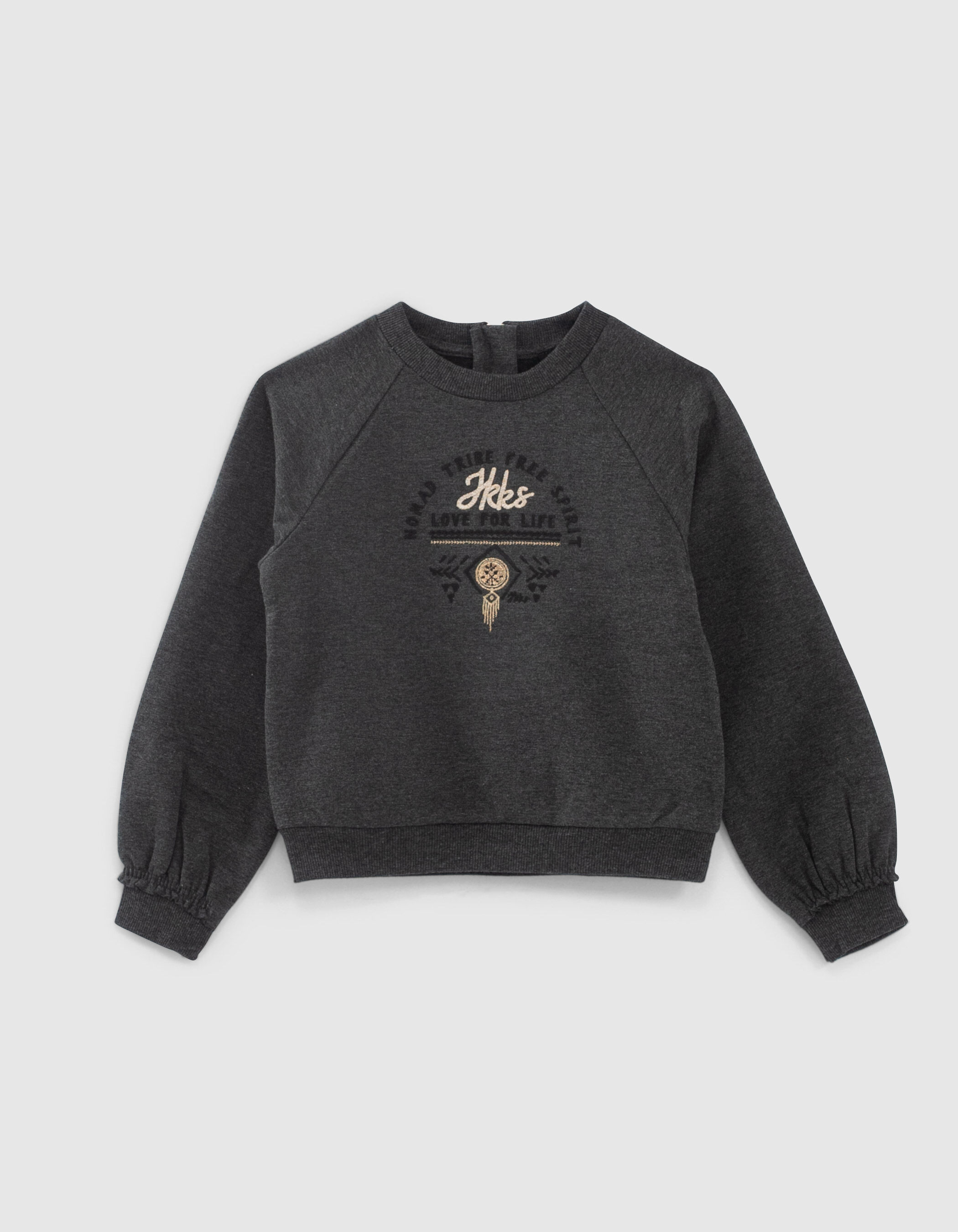 Girls hot sale grey sweatshirt
