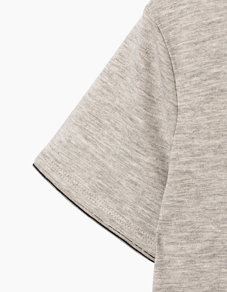 Boys’ grey marl Drive in town T-shirt -5