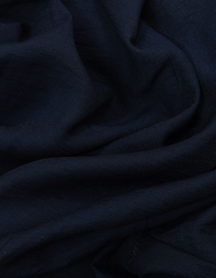 Robe marine effet drap&eacute; c&ocirc;t&eacute; I.Code-9