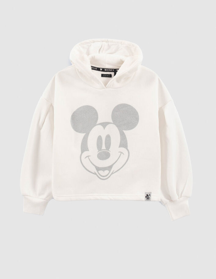 Sudadera blanca Mickey plata IKKS MICKEY niña