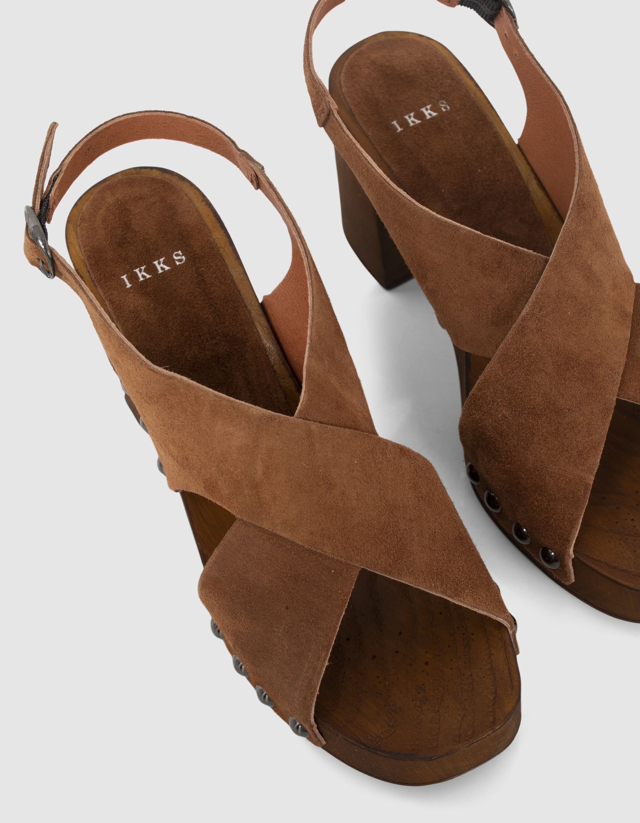 Chaussure talon bois outlet et cuir