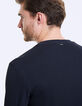 Sudadera marina punto relieve Los Ángeles Hombre-5