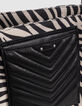 Winkeltas 1440 ecru canvas zebrapatroon XL Dames-5