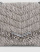 Tasche THE 1- TWEED Grau meliert, Stepp Größe M-4
