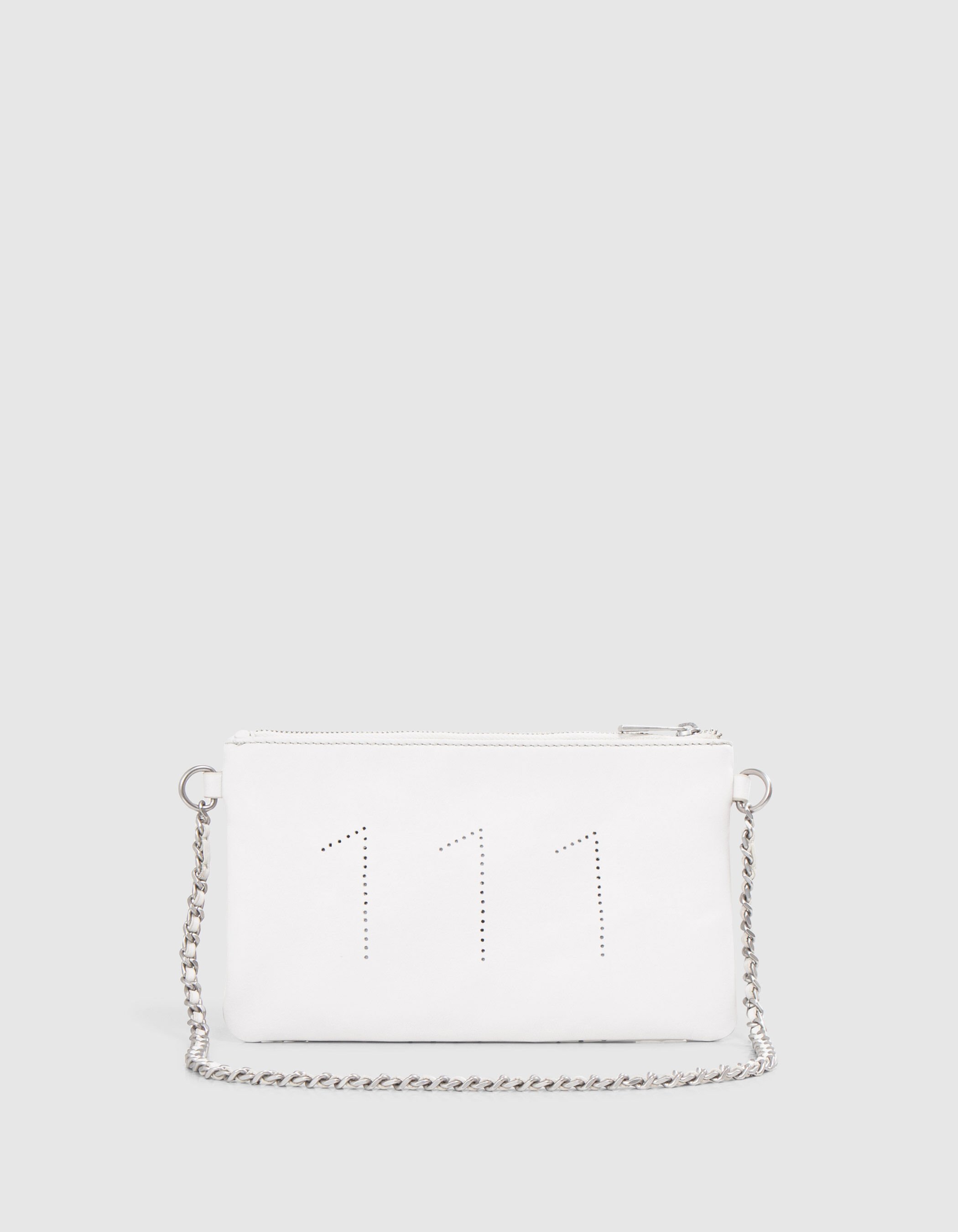Pochette blanche femme new arrivals
