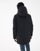 Parka noire mate WATERPROOF BREATHABLE Homme-3