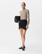 Pull sésame tricot chevrons brodés Femme-1