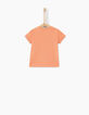 Tee-shirt terracotta visuel voiture bébé garçon -3