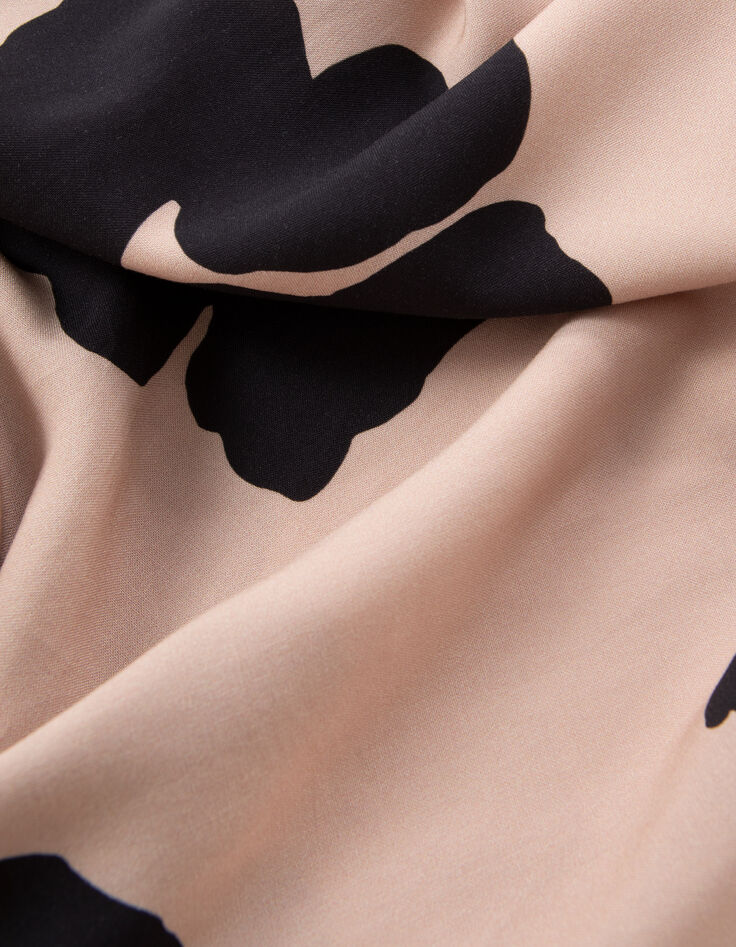 Puur Edition-Man's maxi gebloemd SLIM rozenhout overhemd-6 Puur Edition-Man's maxi gebloemd SLIM rozenhout overhemd-6