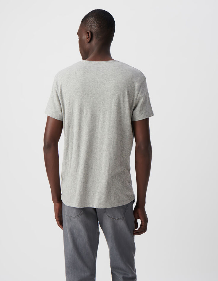 Heren T-shirt De Essential V-hals-3