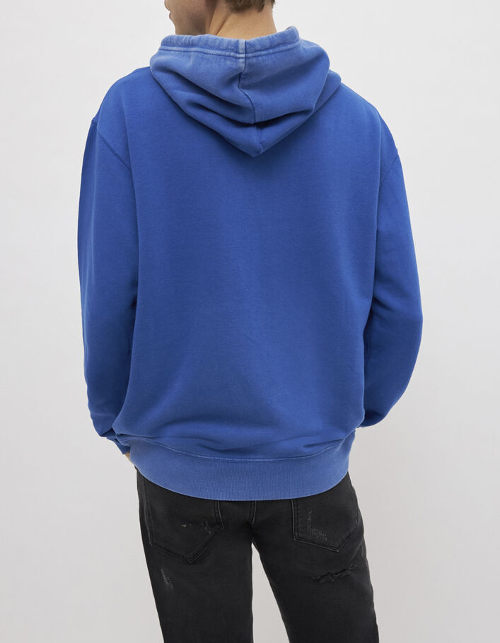 Electric Blue Herrenkapuzensweatshirt - IKKS