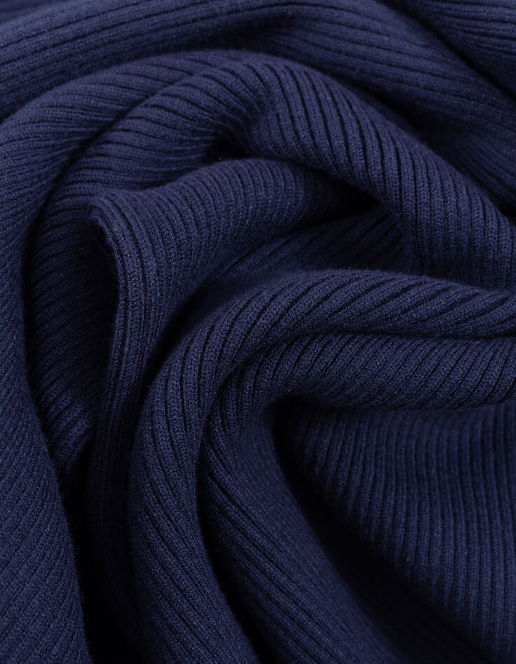 Robe tube marine tricot c&ocirc;tel&eacute; I.Code-8