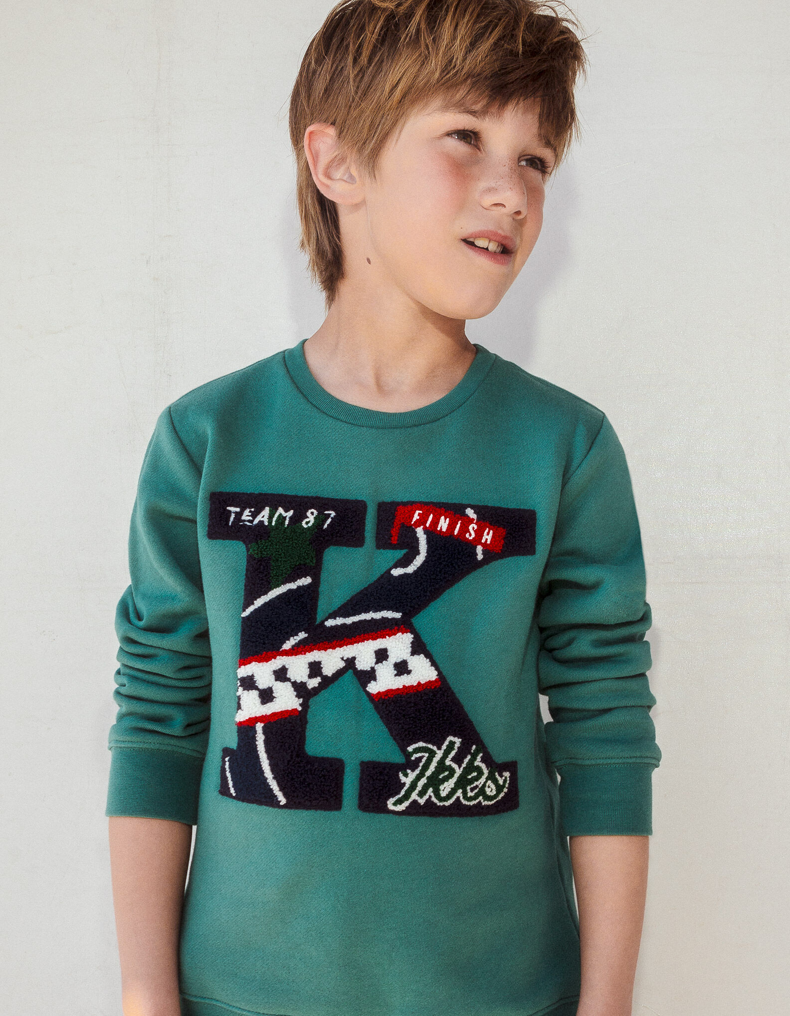 Boys green sweatshirt IKKS