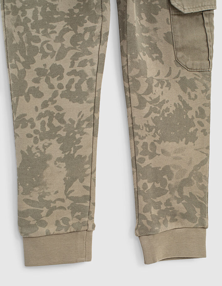 Lichtkaki jogging camouflage-bladerenmotief jongens -7