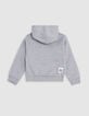 Sweat grau Bio-Baumwolle Visuel Joie VICE-VERSA girl-3 Sweat grau Bio-Baumwolle Visuel Joie VICE-VERSA girl-3