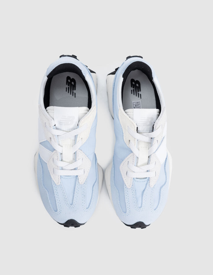 Girls' NEW BALANCE 327 blue trainers-8