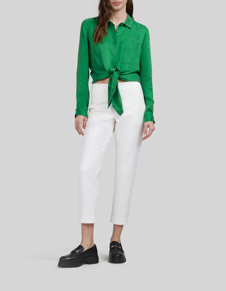 Women’s mint shirt to tie-1