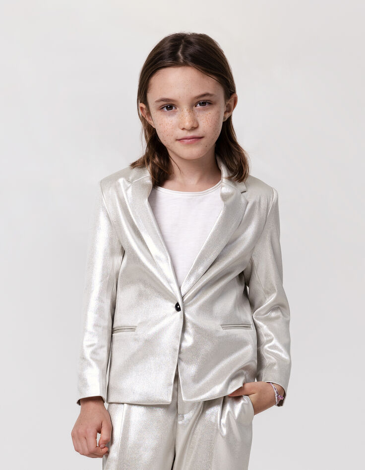 Veste de costume cérémonie dorée fille-1