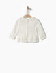 Sudadera blanca bebé niña-2