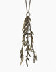 Collier sautoir antik gold pampilles femme-5