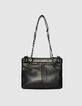 Clutch 1440 Reporter cuero acolchado tachuelas mujer-2