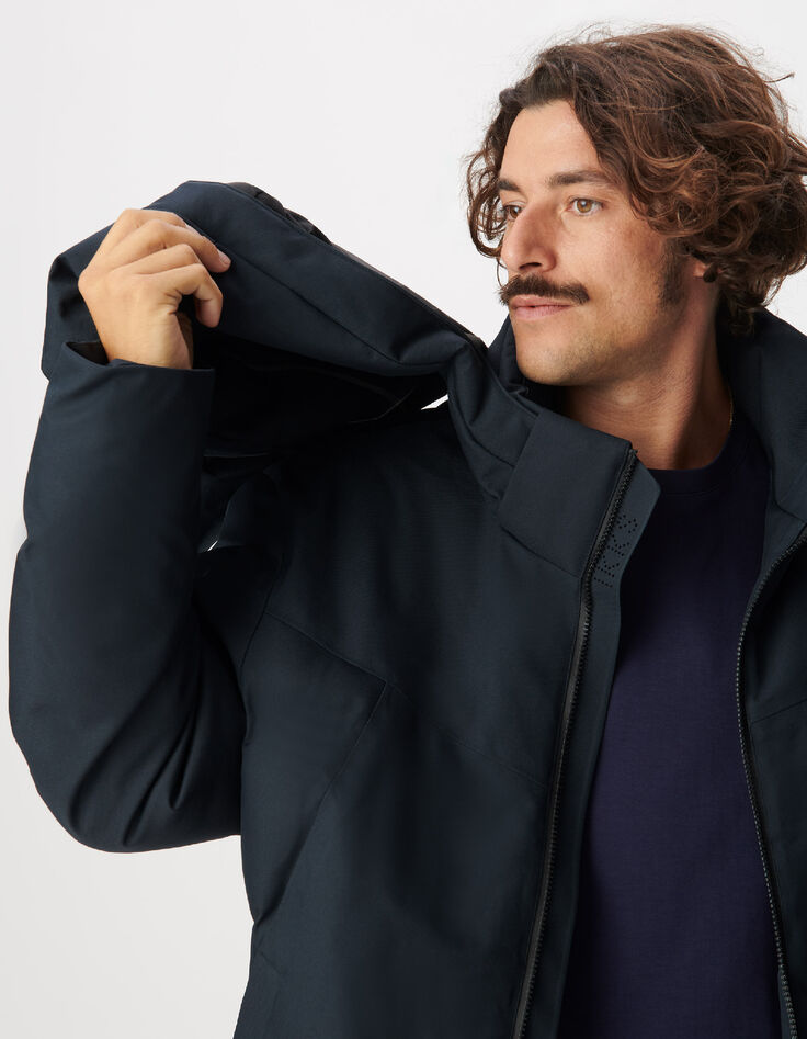Doudoune marine capuche amovible WATERPROOF Homme-5