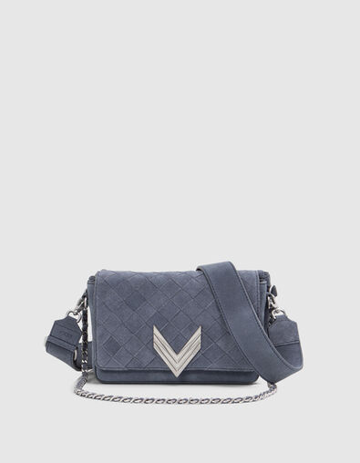 Die 111 MONTEGO BAY blau geflochtenes Veloursleder Damen - IKKS