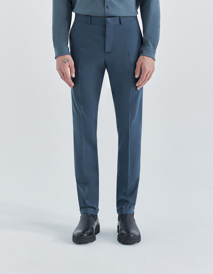 Men’s steel twill TRAVEL SUIT suit trousers-2