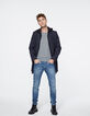 Men’s slate grey circuit-print T-shirt-6