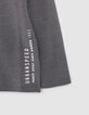 Graues Jungenshirt mit geflockter Tasche-4