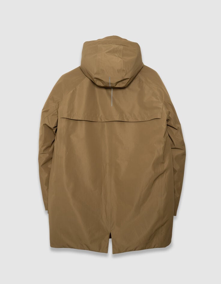 Beige parka WATERPROOF BREATHABLE doorstikt Heren-6 Beige parka WATERPROOF BREATHABLE doorstikt Heren-6