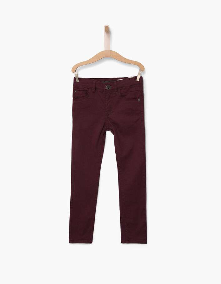 Boys' burgundy jeans - IKKS