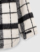 Schwarzer 3-in-1-M&auml;dchenparka und Wendeoberhemd mit Karos-7