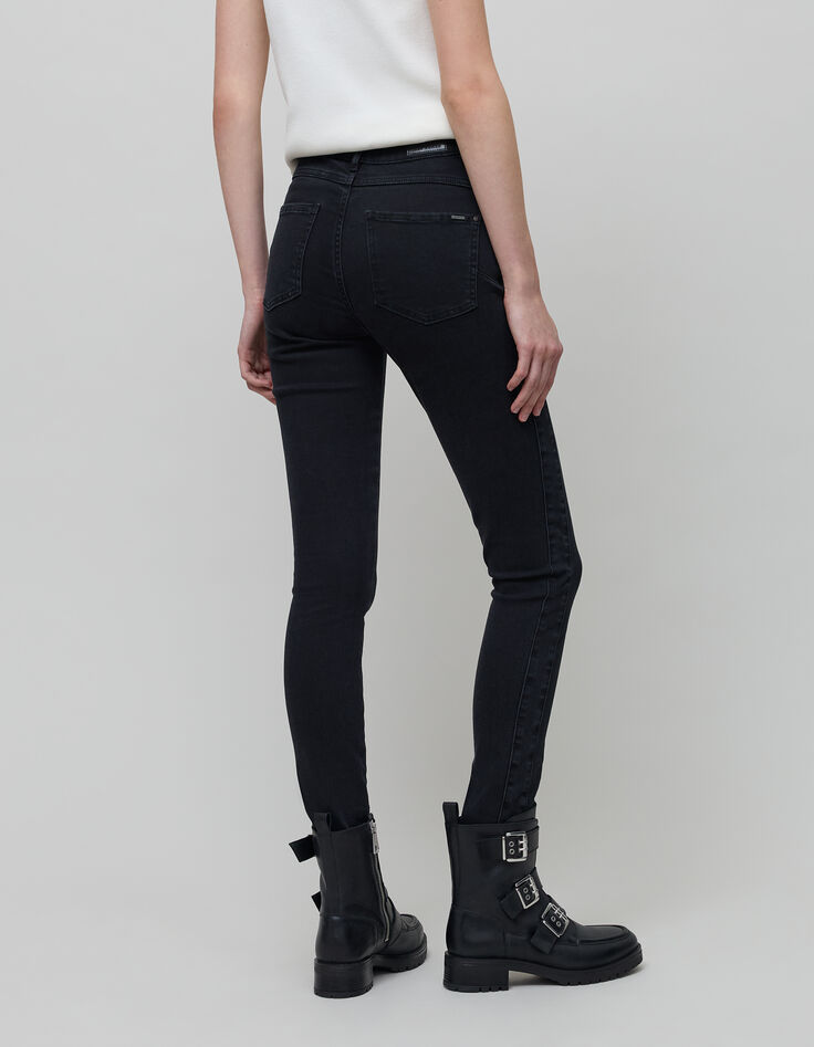 Jean slim noir waterless powerstretch sculpt up 7/8e Femme-4