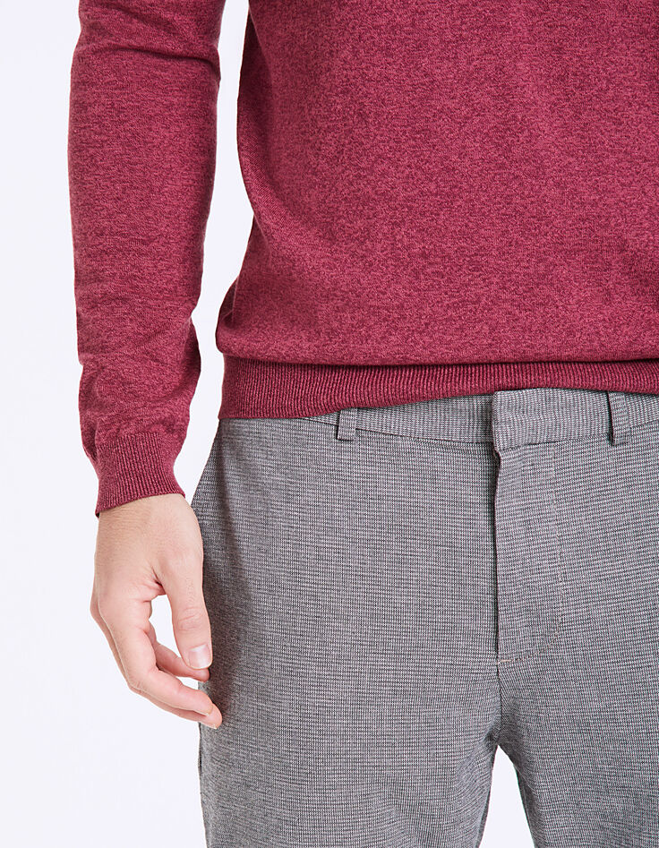Men's mink semi-plain suit trousers-3