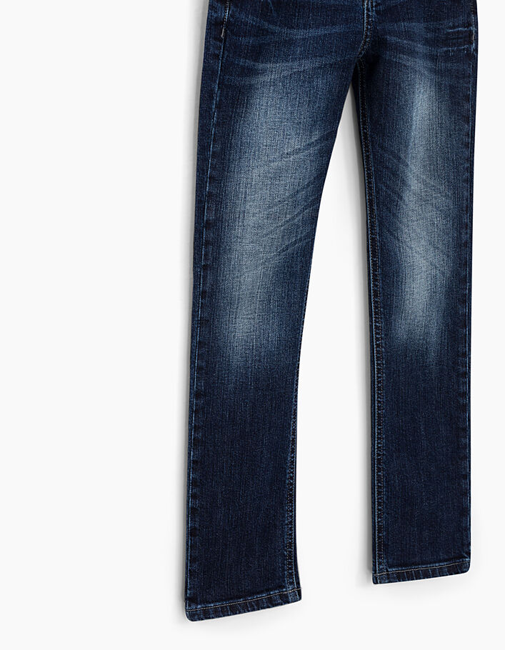 Blauwe vintage slim jeans jongens - IKKS