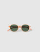 Aprikosenfarbene Sonnenbrille-5