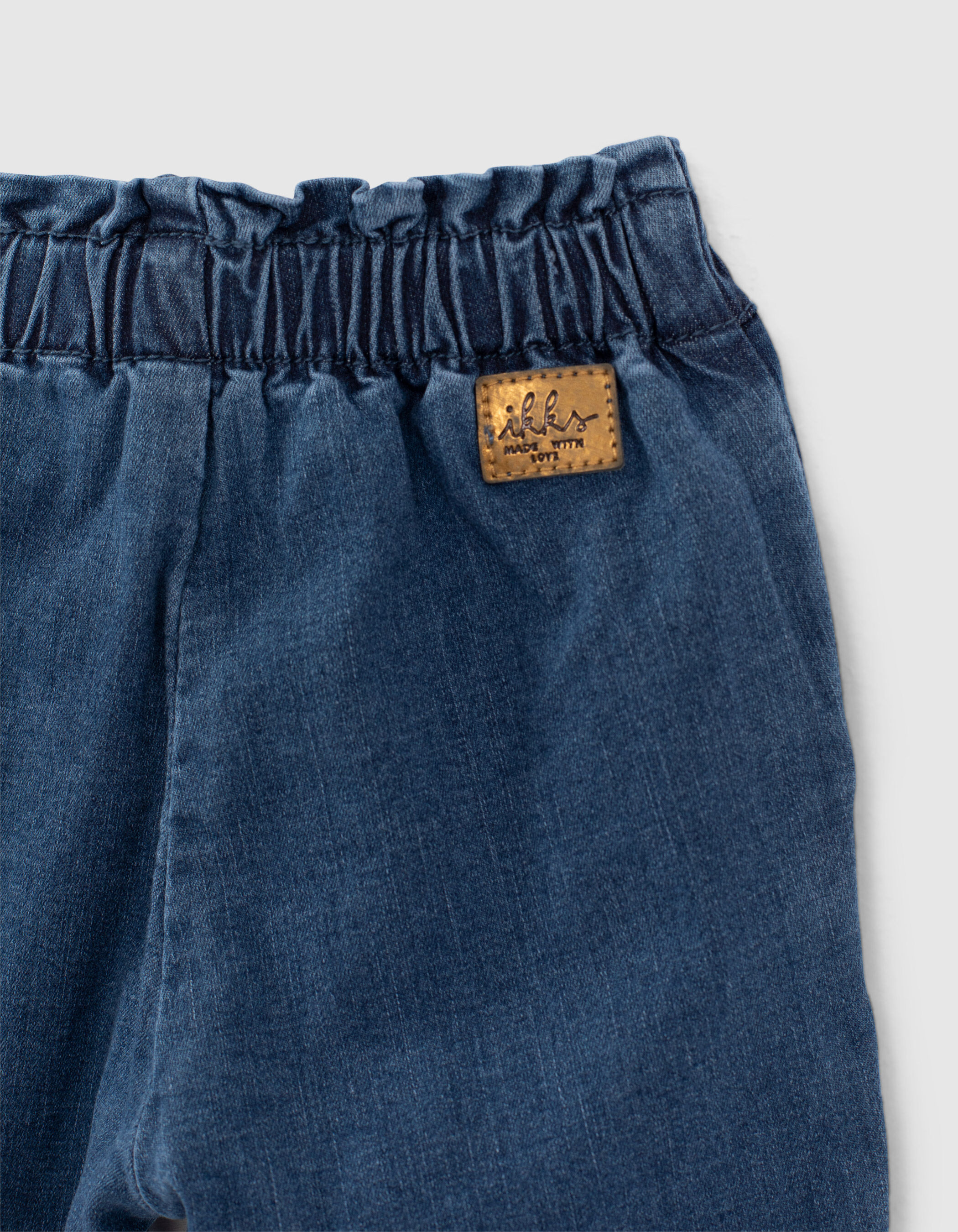Jean medium blue doubl n ud ceinture b b fille