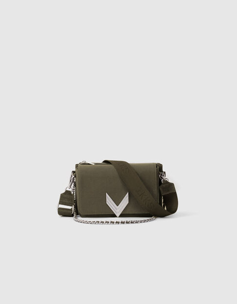 Damentasche 111 Lena aus khaki Baumwollcanvas