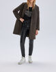 Abrigo líquen punto neopreno insignia army mujer-7