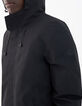 Parka noire mate WATERPROOF BREATHABLE Homme-5