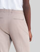 Pantalón de traje beige TRAVEL SUIT hombre-4
