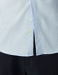 Camisa SLIM azul cielo rayas finas Hombre-5