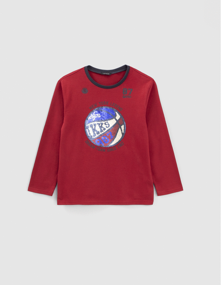 T shirt sequin reversible garcon new arrivals