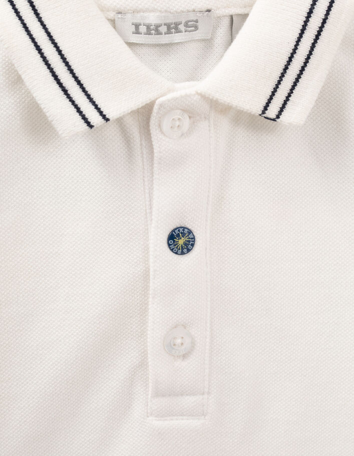 TODDLER/YOUTH Coral & White Polo main image 1