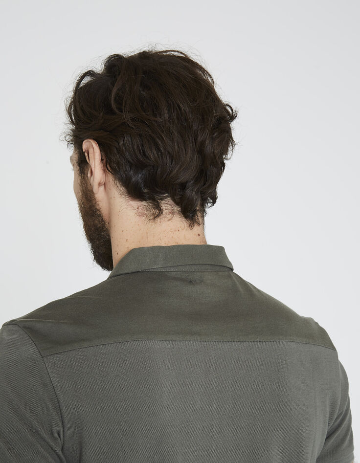 Polo caqui hombre-5
