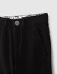 Boys’ black chino Bermudas-5