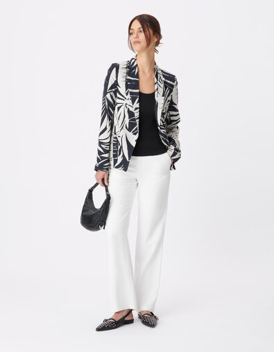 Damesblazer met tropische print - IKKS