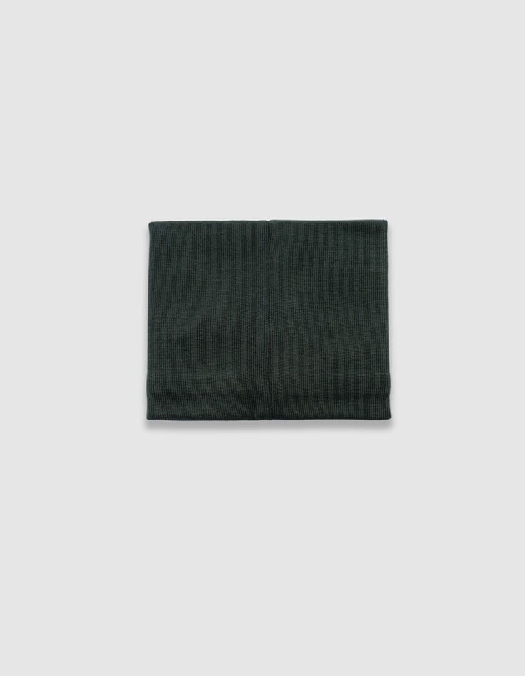 Boys’ green knit snood-3 Boys’ green knit snood-3